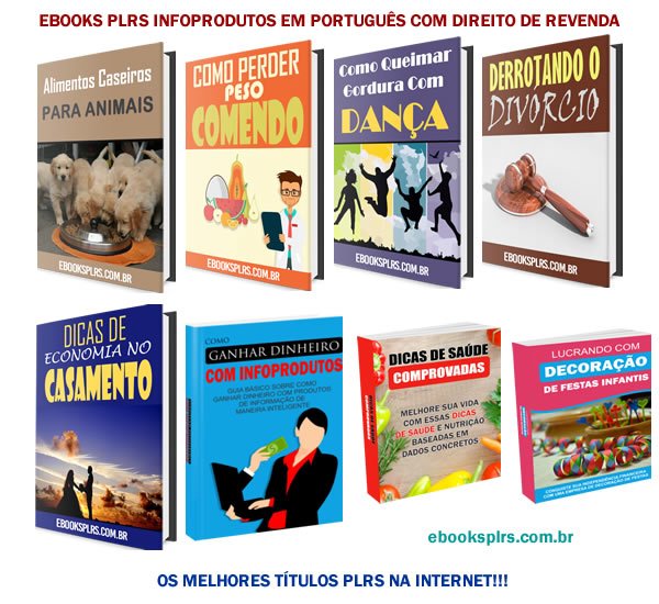 ebooks plrs infoprodutos em portugues com direito de revenda